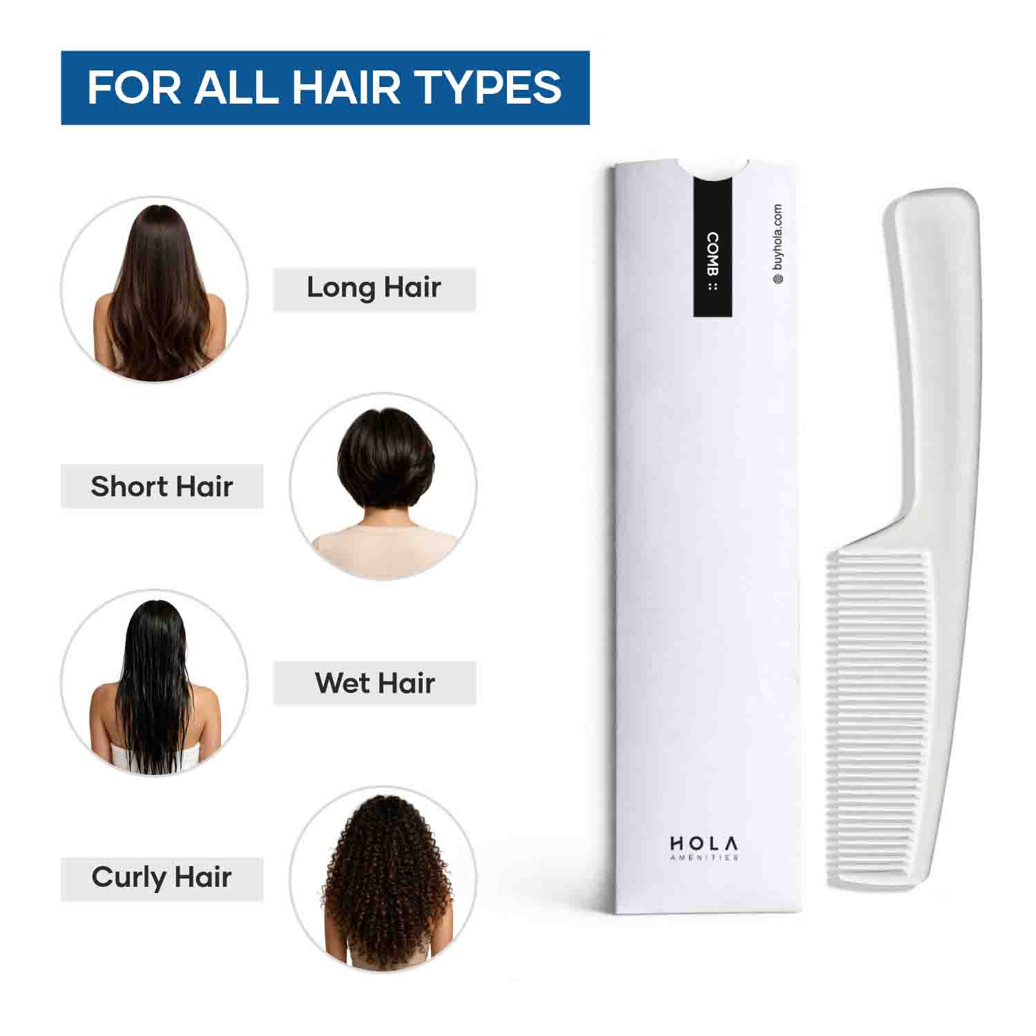 7 Inch Guest Comb for Hotel Guest Amenities Bulk Supply India